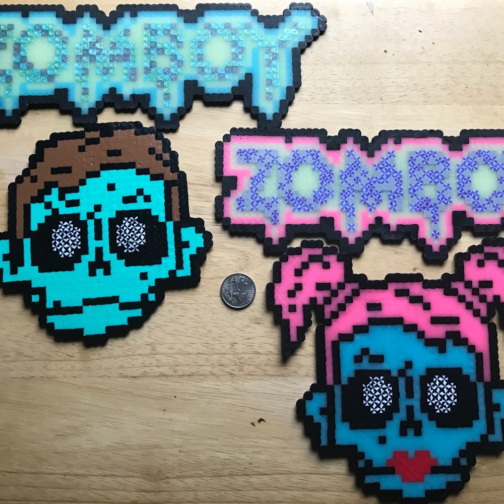 Zomboy Rave Kandi Perler Necklace
